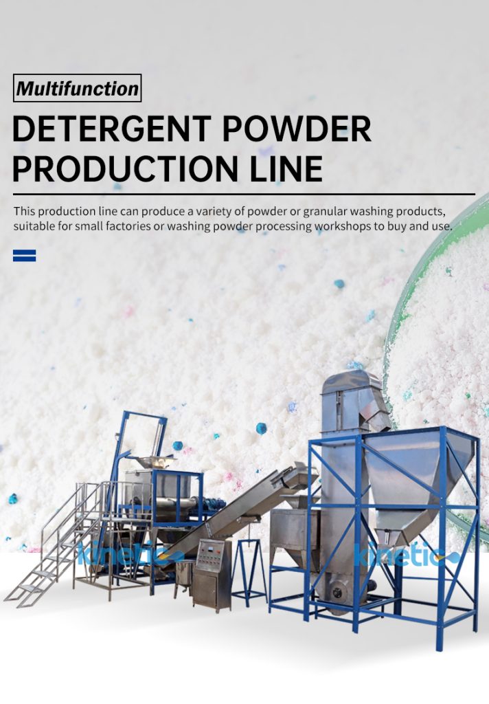 1TPH Detergent Powder Production Line Soap Making Machine Detergent